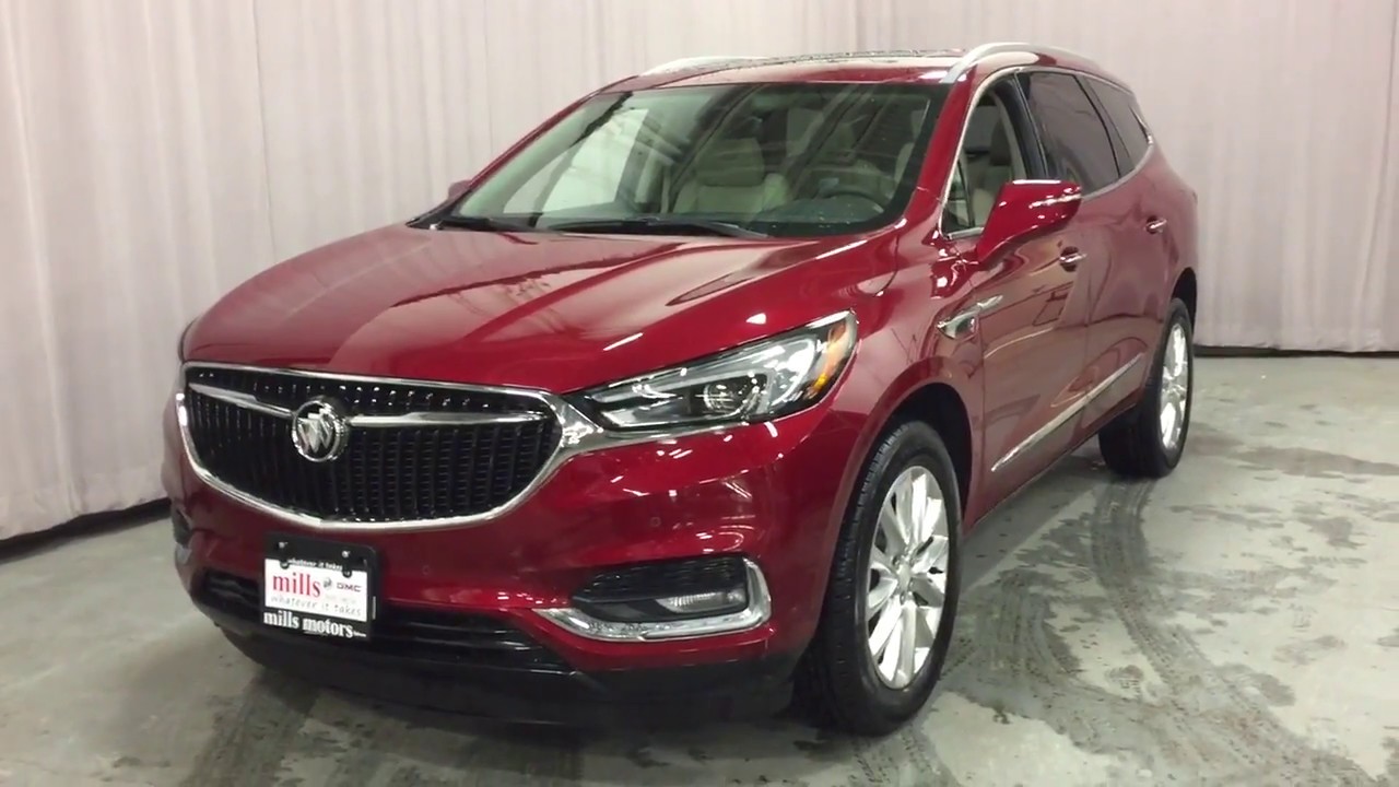 2018 Buick Enclave AWD 7 Passanger Handsfree Liftgate Red Oshawa 180595