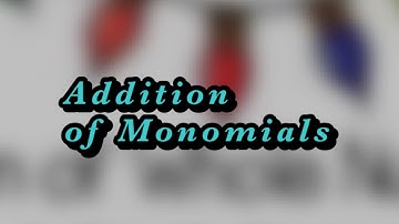 HOW TO ADD MONOMIALS | LIKE SIGN | Teacher AL