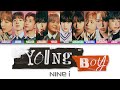 Ninei   young boy color coded lyrics hanromengpl