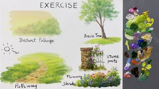 5 Simple Painting Exercises in Acrylic / Video Overview / Acrylic Painting Lessons