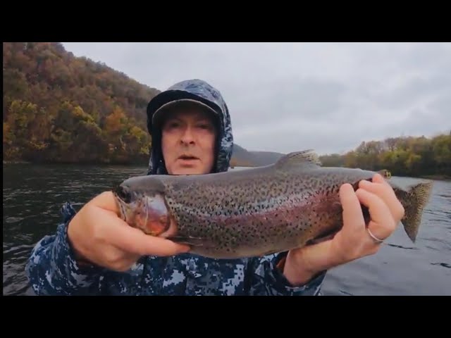 Catch, clean & cook 🎣 We did some trout fishing on the White River in  Arkansas. On our second day I kept 5 Rainbow trout and had them