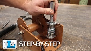 Replacing the Drive Shaft on Worm Gear Winches - Step-By-Step