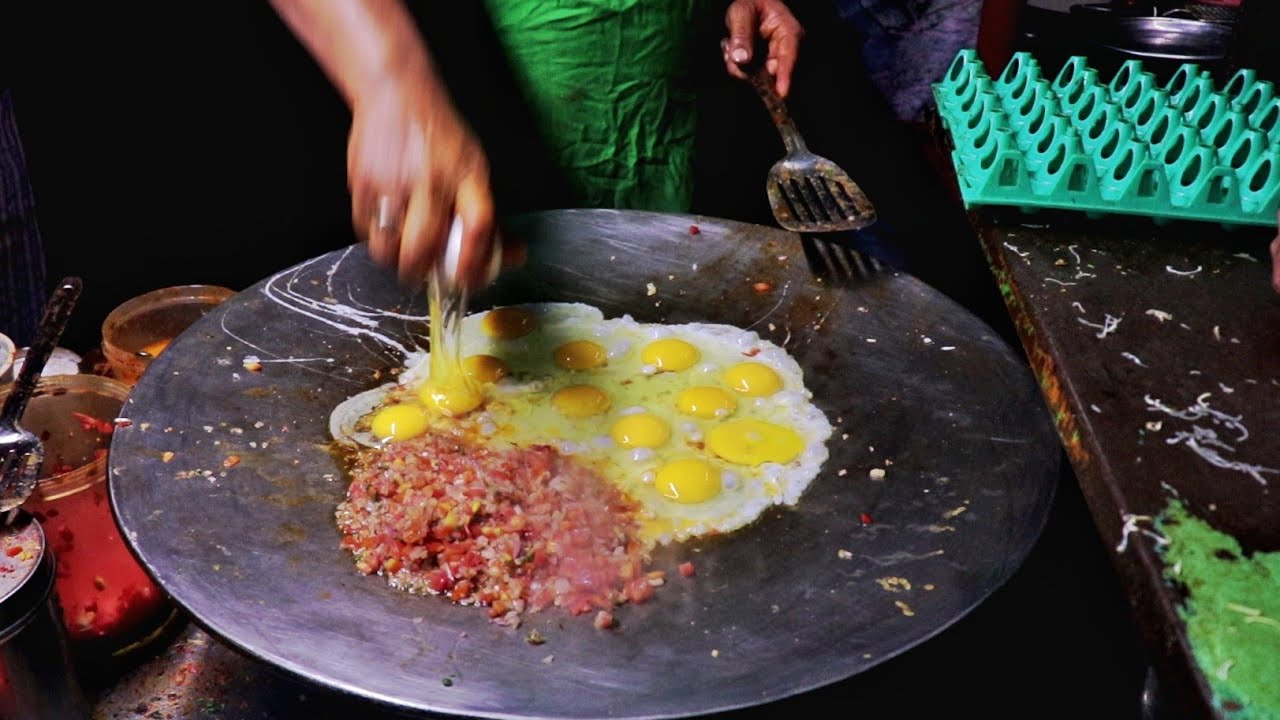 Huge Selling Of Scrambled Egg Pulao | Famous Egg Rice At Jyoti Omlet | Indian Egg Street Food | Street Food Fantasy