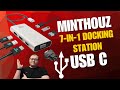 Minthouz USB C 7 in 1 docking station