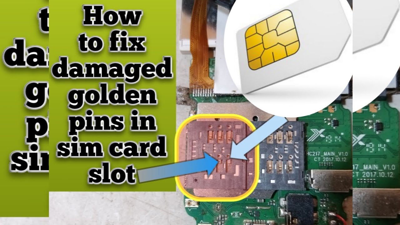 How To Repair Sim Card Jacket How To Repair Damaged Sim Cards Slot