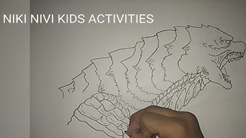 godzilla vs kong fight in the city using chart/how to draw godzilla vs kong/godzilla vs kong 2021