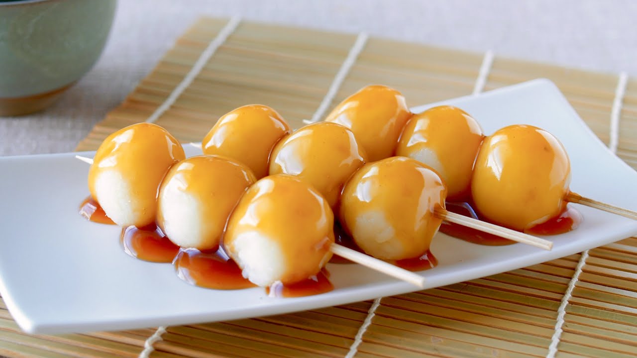 Potato Mitarashi Dango (4 ingredients Vegan Recipe) じゃがいも串団子 | OCHIKERON | Create Eat Happy :)