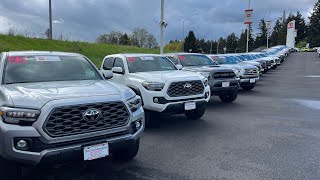 Where used Toyota Tacomas go to die lots of 2023 Toyota Tacomas ￼prices may surprise you ! screenshot 5