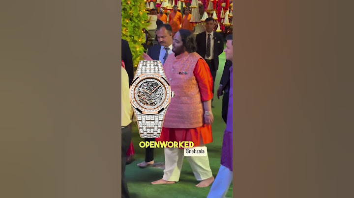 Indian Billionaire's Son Buys $12,200,000 Luxury Watches!
