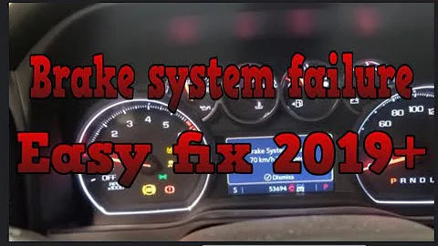 Brake system failure FIX!! Easy!! 2019+ GMC & Chevy!