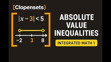 Absolute Value Inequalities | Integrated Math 1