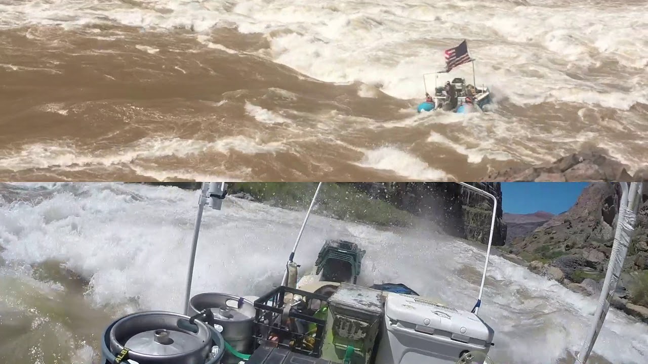 Lava Falls Gopro Snout Rig Run 2016 - YouTube