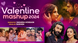 Valentine Mashup 2024 | VDj Jakaria | Romantic Love Songs