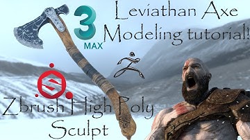 Leviathan Axe High Poly Sculpt || Zbrush Tutorial || Part 2