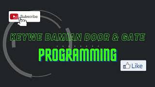 [KEYWE] Keywe damian door lock & gate lock programming video[Add user pin-code ,card ,fingerprint]