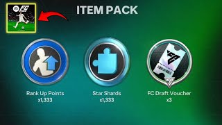 HOW TO GET 3X DRAFT VOUCHERS STAR SHARDS RANK UP POINTS ANNIVERSARY UPDATE IN EA FC FIFA MOBILE 27