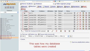 Create Table of MySQL Database by HeidiSQL