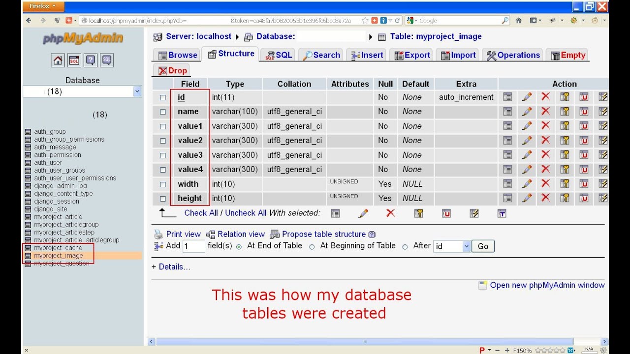  Create  Table of MySQL  Database  by HeidiSQL YouTube