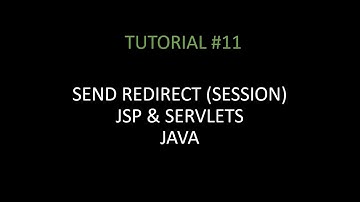 #11 JSP and Servlets | Send Redirect (Session) | Web Technology Java