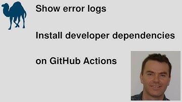 Show error logs on GitHub Actions - Install developer dependencies first (Test::CSS Perl package)