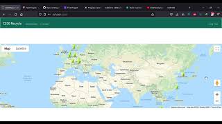 CS50 Recycle  - Final Project with Flask | Python | Google Maps Javascript API