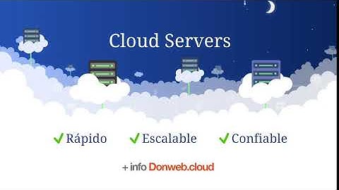 Elige Cloud Servers DonWeb