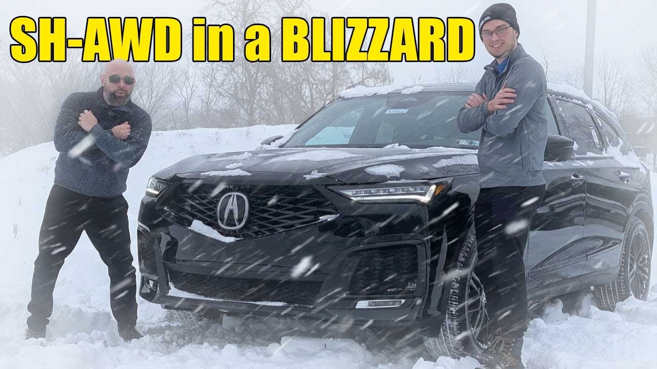 ☃ Система полного привода Acura Super Handling All Wheel Drive протестирована в экстремальных сне...