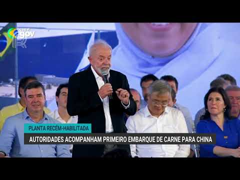 Planta recém-habilitada | Autoridades acompanham primeiro embarque de carne para China | Canal Rural