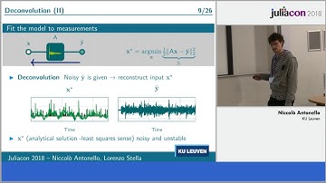 StructuredOptimization.jl: a new optimization package for Julia | Niccolo Antonello
