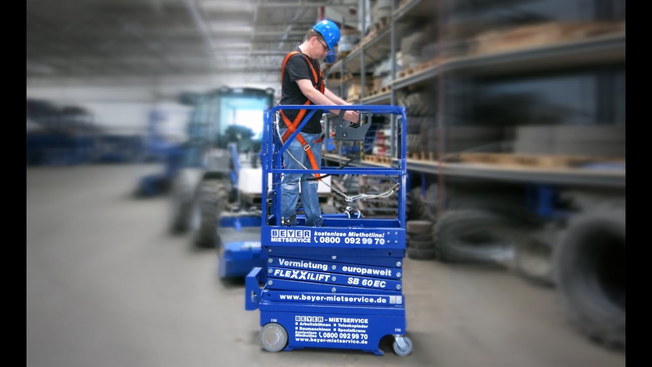 FleXXilift SB 60 EC - eine Scherenbühne von BEYER-Mietservice mieten