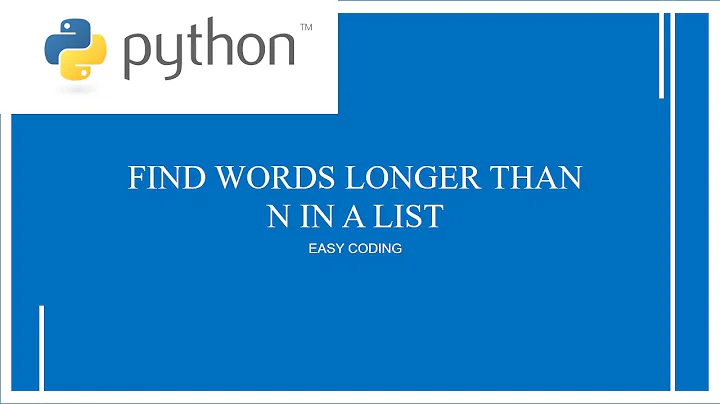 Python Program To Sort/Find The Words Greater Than A Certain Given Length From A List