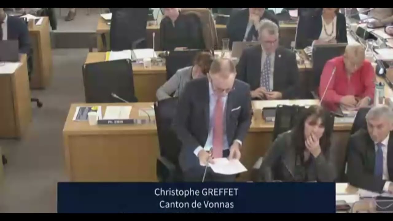 Christophe GREFFET - Intervention sur le budget primitif 2026 - Session de décembre 2025
