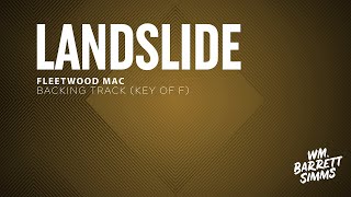 Video thumbnail of "Landslide Backing Track for Vocalists in F"