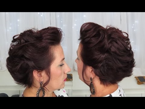 Dia 14) Penteado de festas para cabelo curto por Priscila Barbosa - thptnganamst.edu.vn