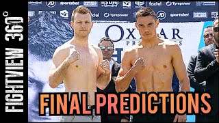 Horn vs Tszyu Weigh In RECAP \& FINAL Predicstions With Big J \& TstreeT: What's Next For Loser?