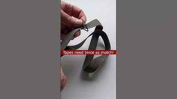 DIY D-ring Belt without Sewing and Tools