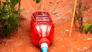 How to make PRESSURE SPRINKLER from plastic bottles | very easy |