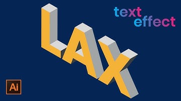 How to create 3D Text Effect in Adobe Illustrator | DesignMentor