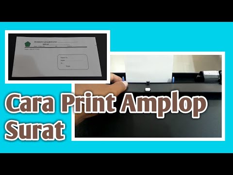 Video: Bagaimanakah cara saya mencetak berbilang sampul surat?