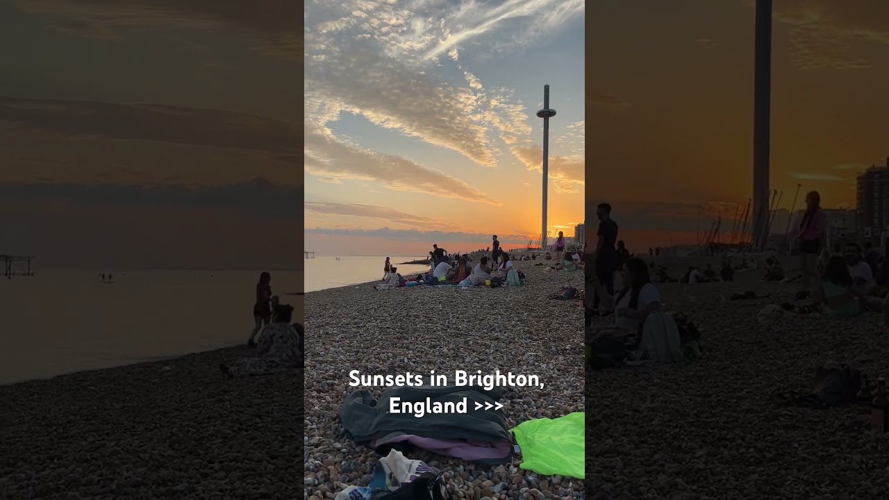 Sunsets in Brighton, England 🇬🇧 