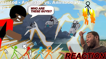 WANTED-ANIMATOR VS ANIMATION 6 PT.1 ALAN BECKER REACTION