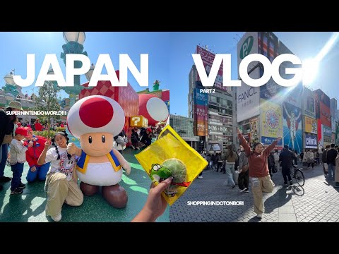 My Japan experience so far + USJ! / SUPER NINTENDO WORLD + losing Magaly's backpack + shopping pt 2
