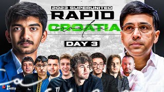 ChessBase India on X: . @vishy64theking Anand kicks off his journey at  SuperUnited Rapid Croatia with a fighting draw against Alireza Firouzja!  Anand had a slight edge with the Black pieces in