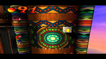 Crash Bandicoot Walkthrough Level 9 Native Fortress