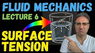 Surface Tension & Cohesive Forces Explained | Fluid Mechanics | Lecture 6