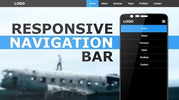 How to Make Responsive Navigation Bar(HTML,CSS) With Source Code 🔥🔥