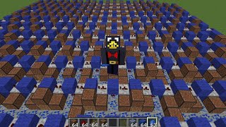 I made I'm Blue using Minecraft Note Blocks