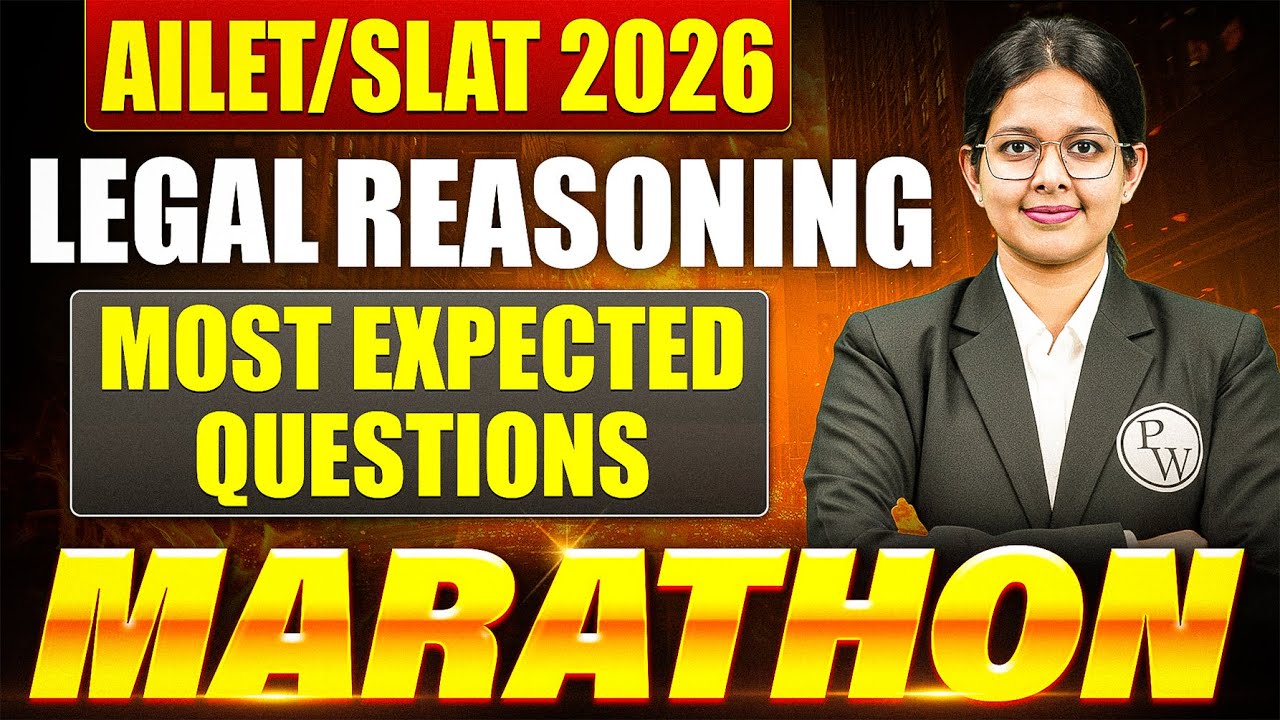 Most Expected Legal Reasoning Questions | AILET & SLAT 2026 Marathon 🔥 ...