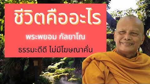 ฟังธรรมะก่อนนอน | ชีวิตคืออะไร | พระพยอม กัลยาโณ | [ธรรมะดีดี ไม่มีโฆษณาคั่น]