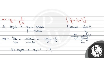 Two objects \( \mathrm{A} \) and \( \mathrm{B} \), when placed one ...
